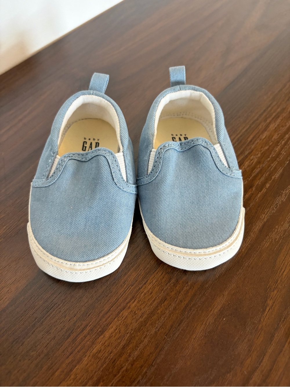 GAP Baby Blue Canvas Slip-On Shoes